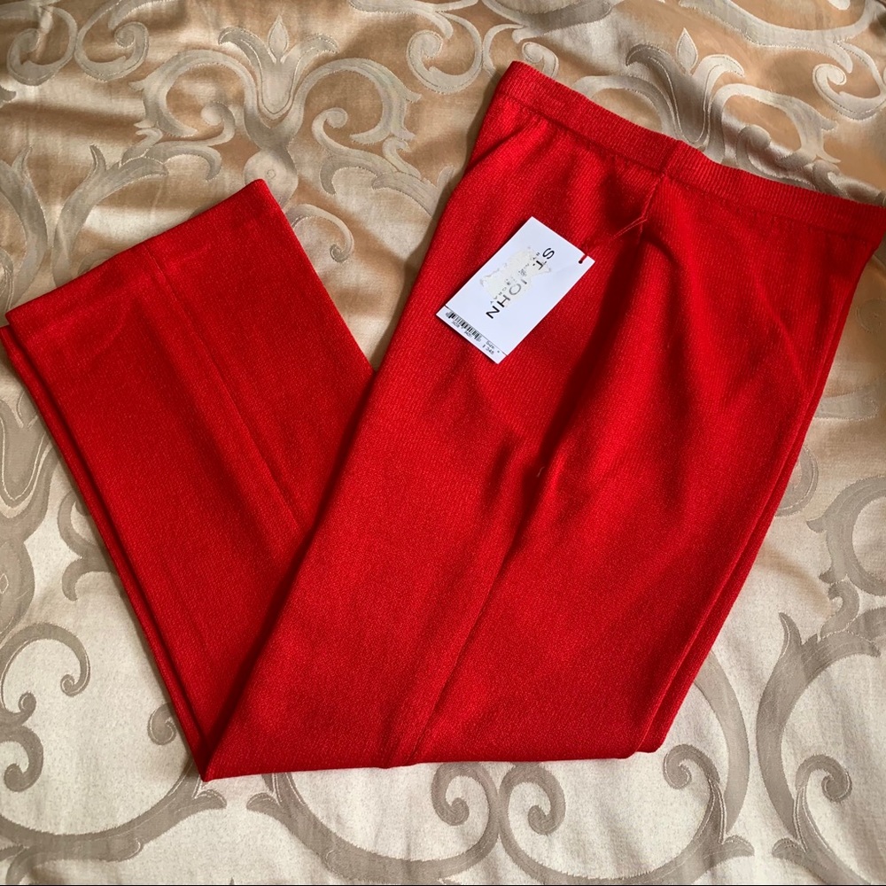 St. John Collection Red Pants
